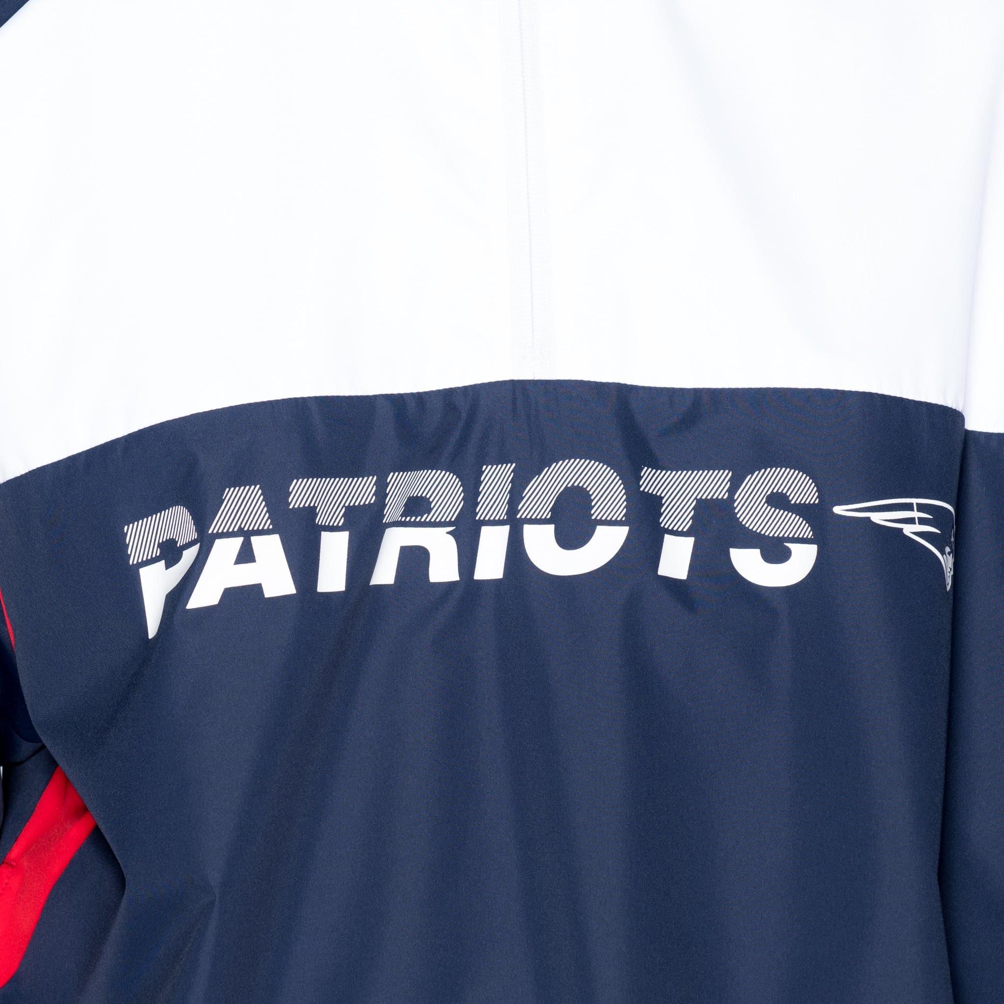 New Era Jackets New England Patriots New Era NFL Colour Block Hooded Windbreaker Jacket - Navy