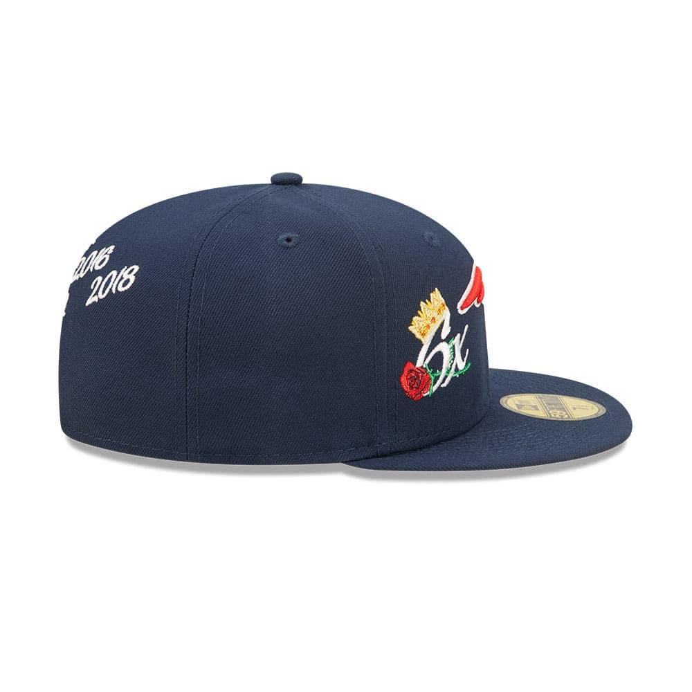 New Era Caps New England Patriots New Era NFL Crown Champs 59FIFTY Fitted Hat - Navy