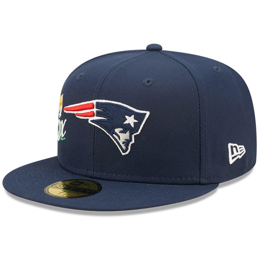 New Era Caps New England Patriots New Era NFL Crown Champs 59FIFTY Fitted Hat - Navy