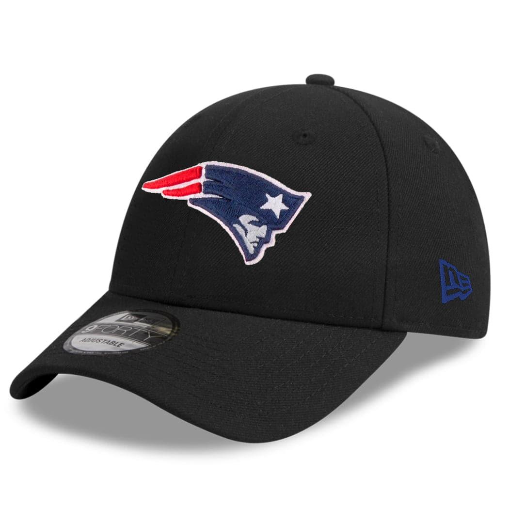 New Era Caps New England Patriots New Era NFL Team 9FORTY Curve Snapback Hat - Black