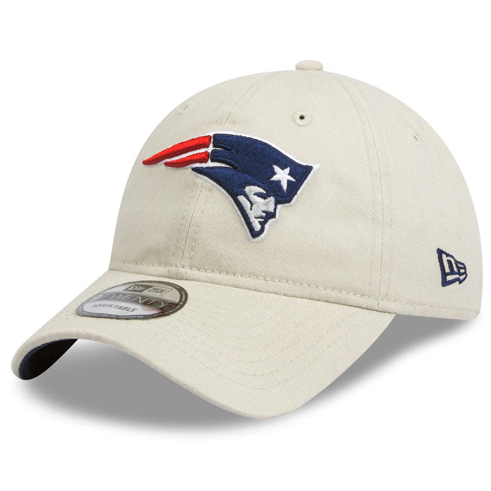 New Era Caps New England Patriots New Era NFL Team 9TWENTY Curved Hat - Stone