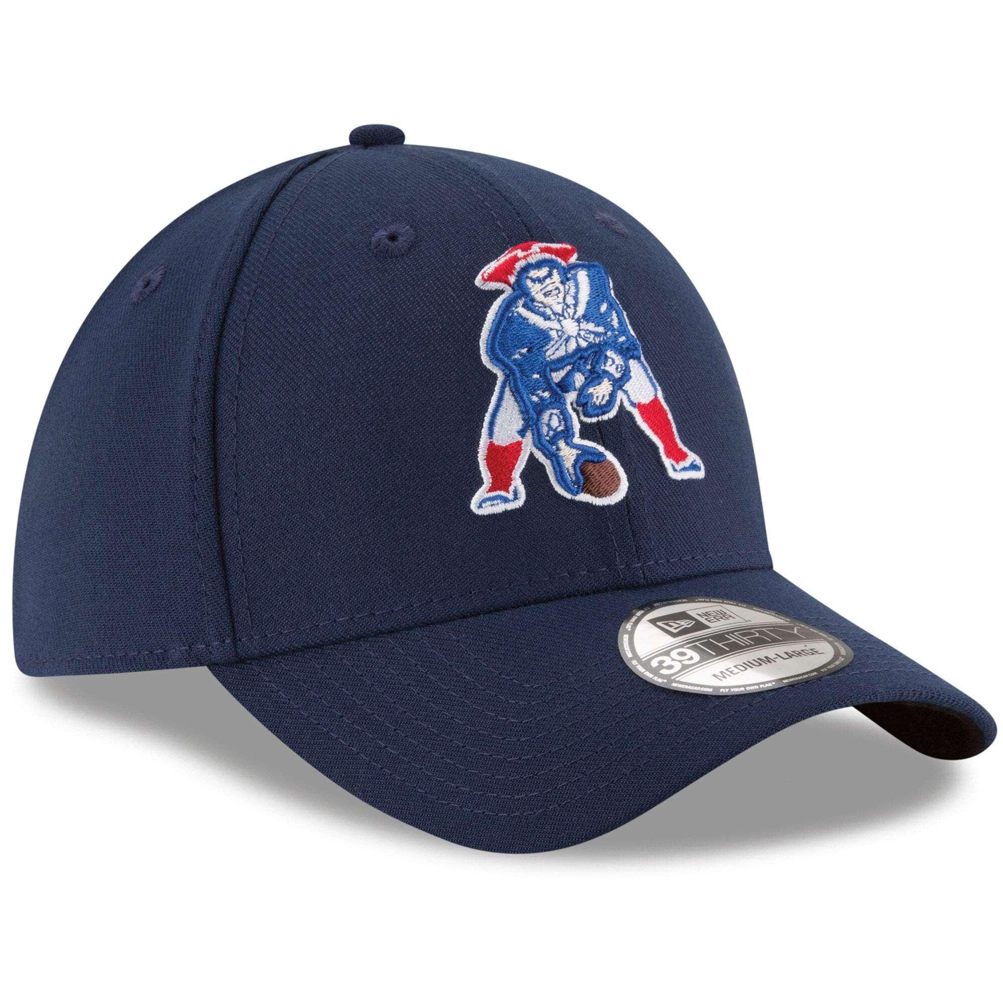 New Era Caps New England Patriots New Era NFL Team Alternate 39THIRTY Curve Hat - Navy