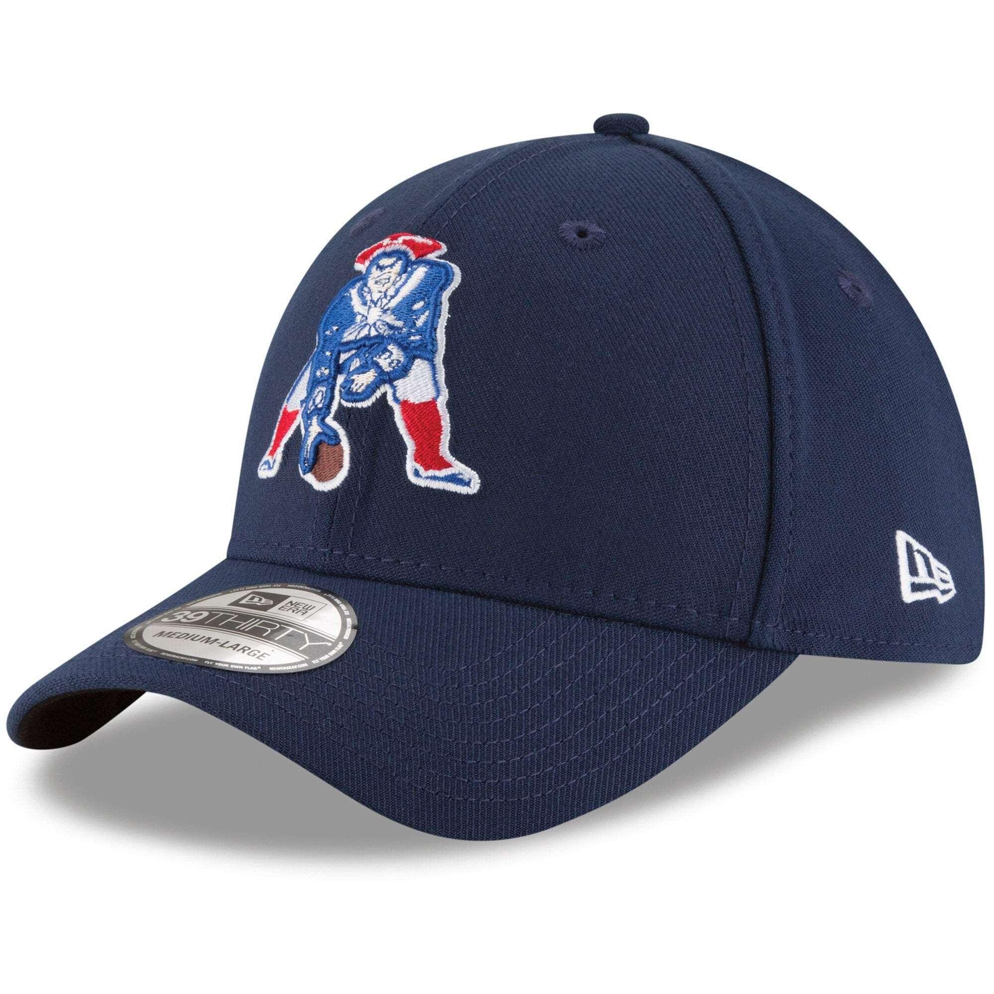New Era Caps New England Patriots New Era NFL Team Alternate 39THIRTY Curve Hat - Navy