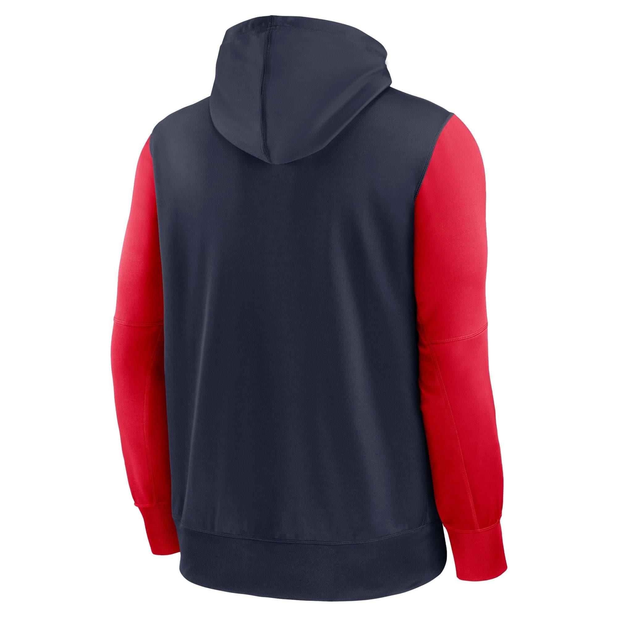 Nike Jumpers New England Patriots Nike NFL Mascot Full Zip Performance Hoodie Jumper - Navy