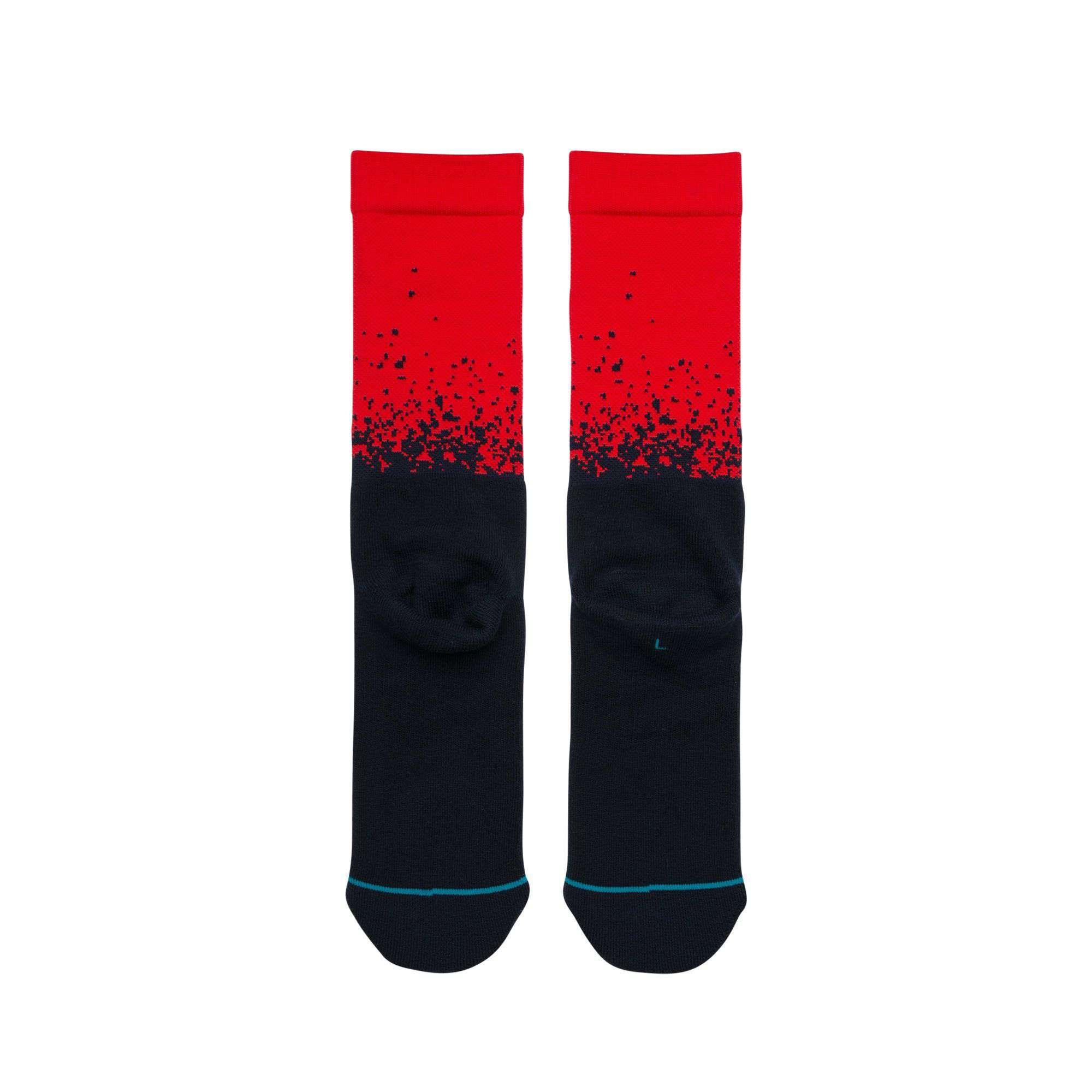 Stance Socks Large (9-12 US) New England Patriots Stance NFL Fade Crew Socks - Red