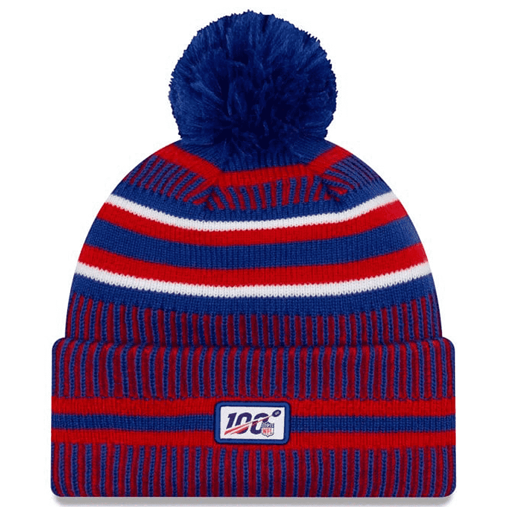 Buffalo Bills New Era NFL 2019 Sideline Home Knit Beanie - Blue