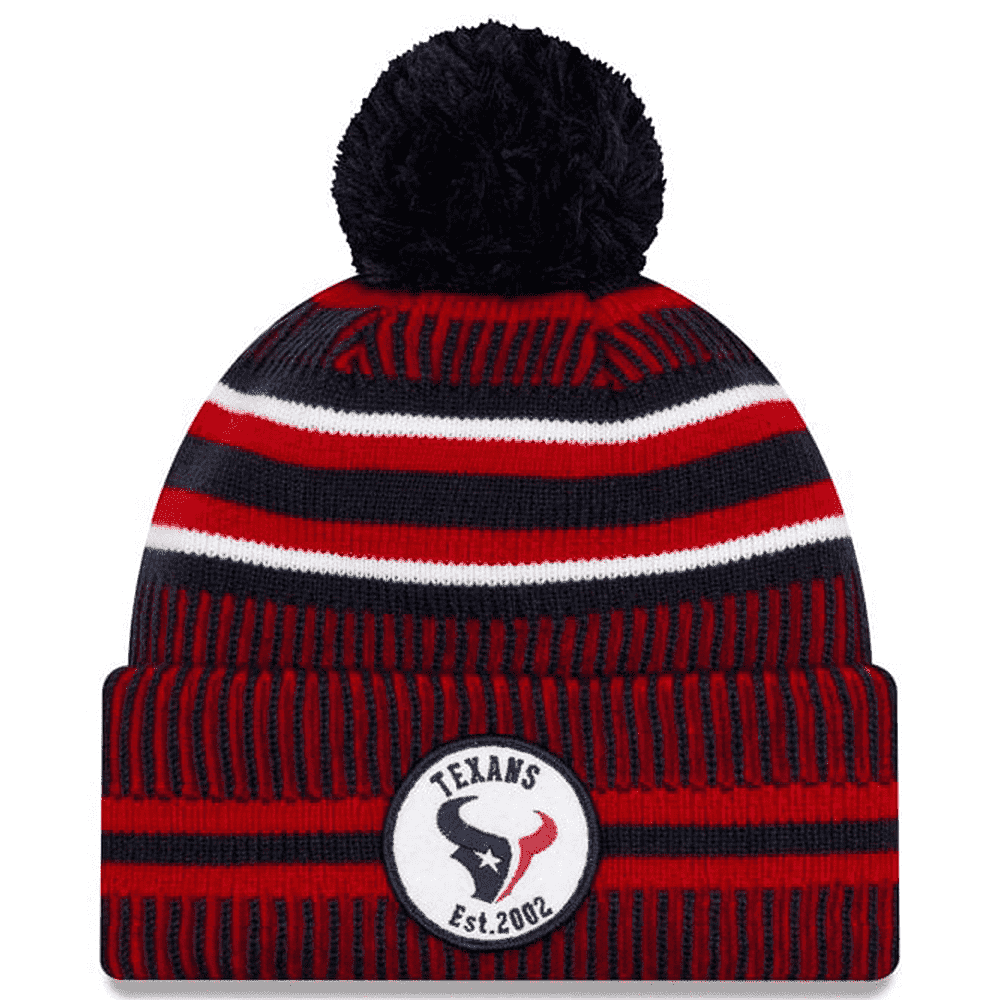 Houston Texans New Era NFL 2019 Sideline Home Knit Beanie - Navy