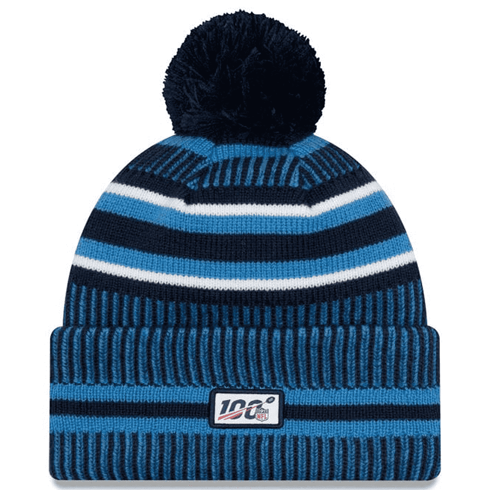 Los Angeles Chargers New Era NFL 2019 Sideline Home Knit Beanie - Navy