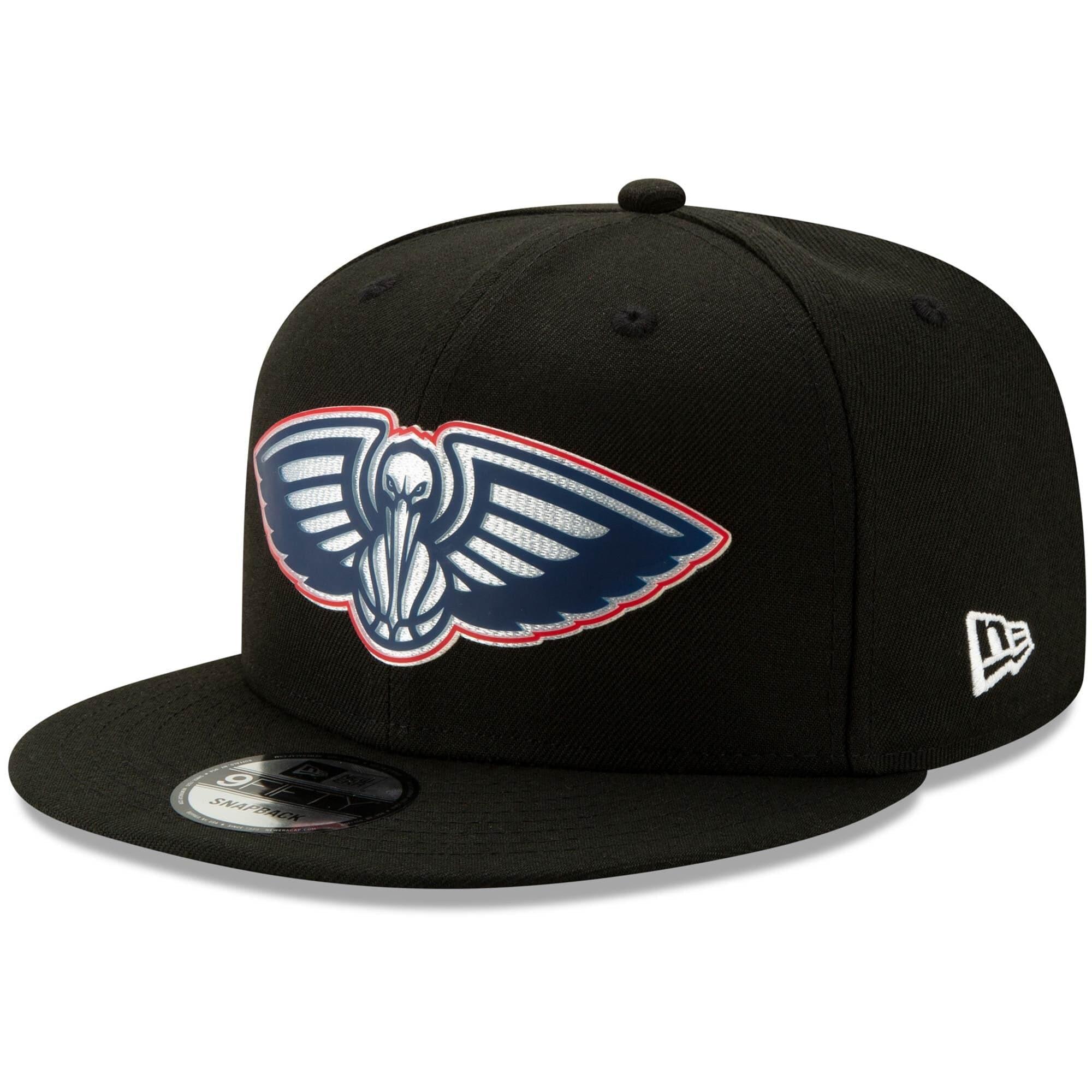 New Era Caps New Orleans Pelicans New Era NBA 2020 Back Half 9FIFTY Snapback Hat - Black