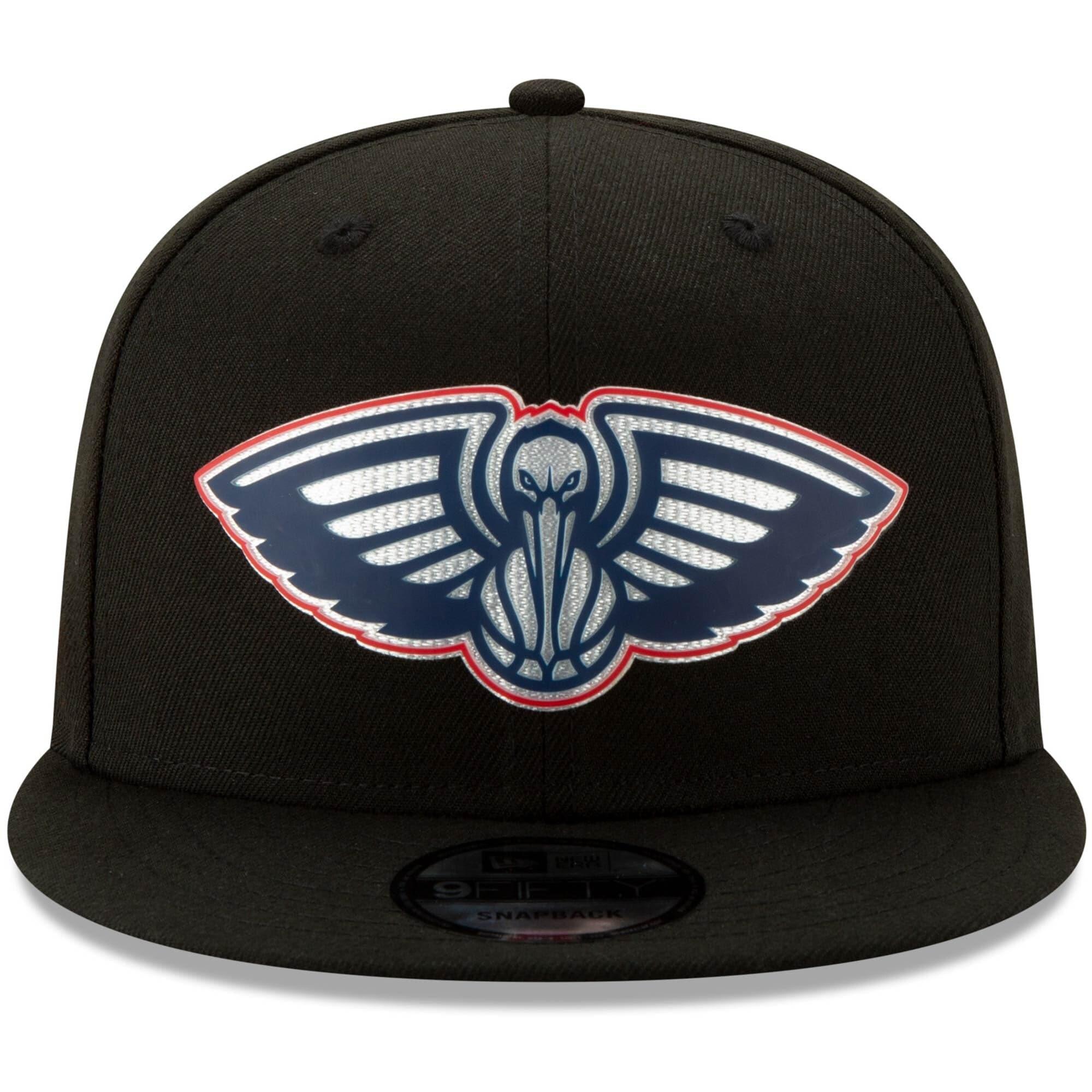 New Era Caps New Orleans Pelicans New Era NBA 2020 Back Half 9FIFTY Snapback Hat - Black