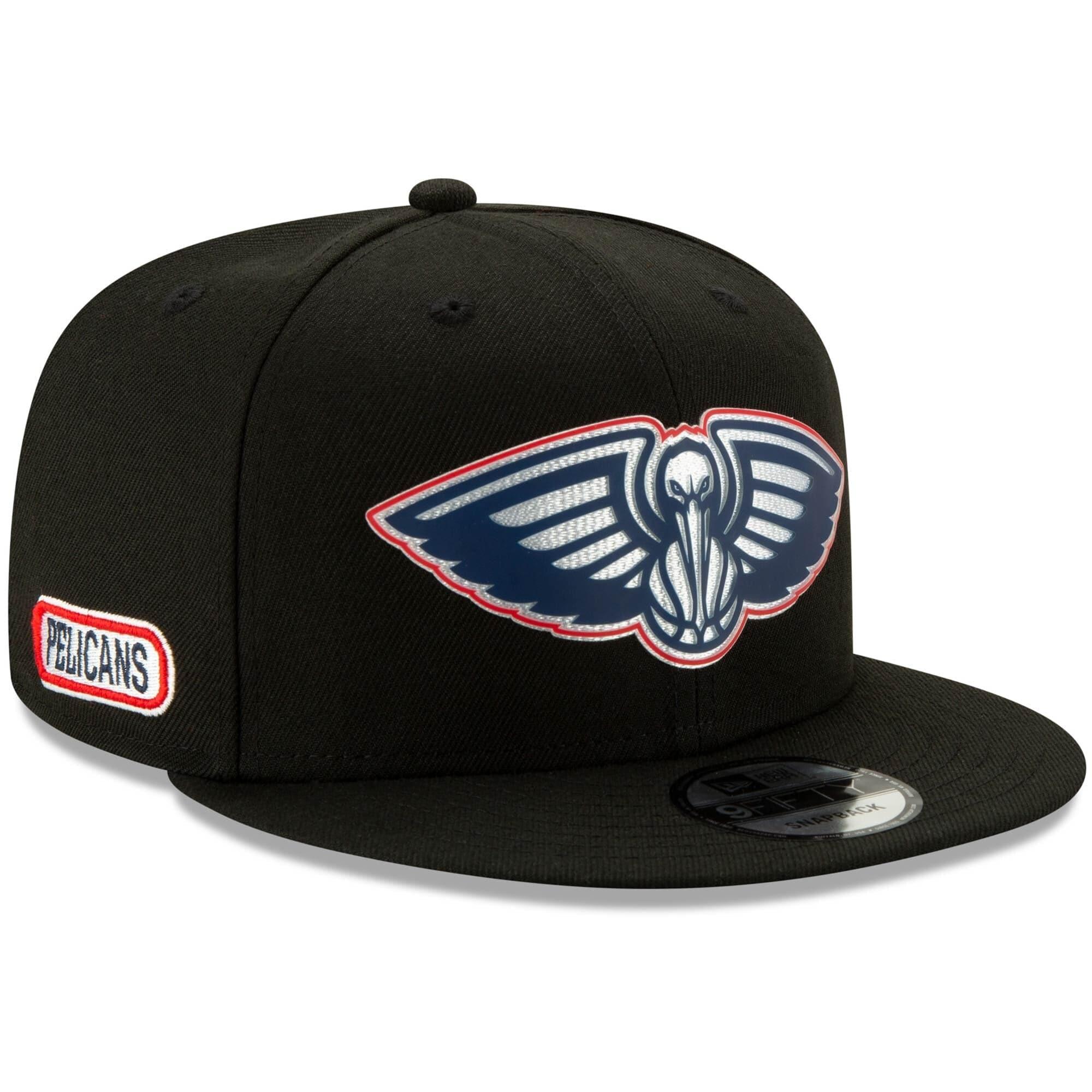 New Era Caps New Orleans Pelicans New Era NBA 2020 Back Half 9FIFTY Snapback Hat - Black