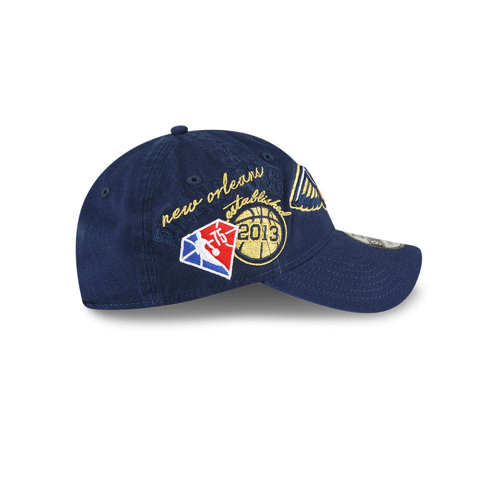 New Era Caps New Orleans Pelicans New Era NBA 21-22 Back Half 9TWENTY Hat - Navy