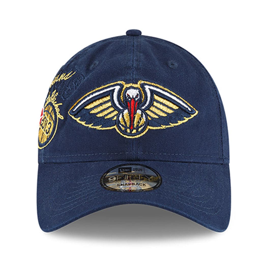 New Era Caps New Orleans Pelicans New Era NBA 21-22 Back Half 9TWENTY Hat - Navy