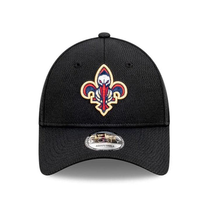 New Era Caps New Orleans Pelicans New Era NBA Alt Dash Mesh 9FORTY Snapback Hat - Black