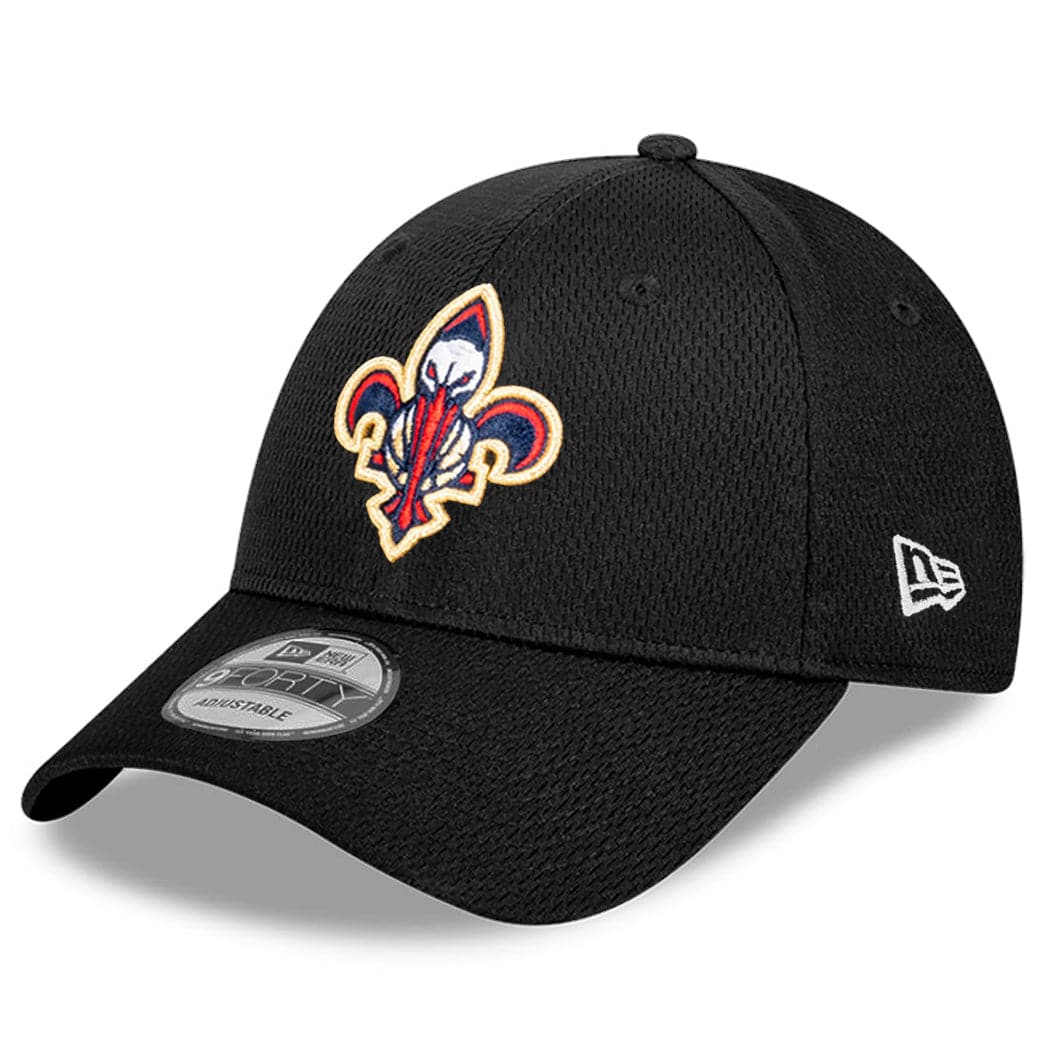 New Era Caps New Orleans Pelicans New Era NBA Alt Dash Mesh 9FORTY Snapback Hat - Black