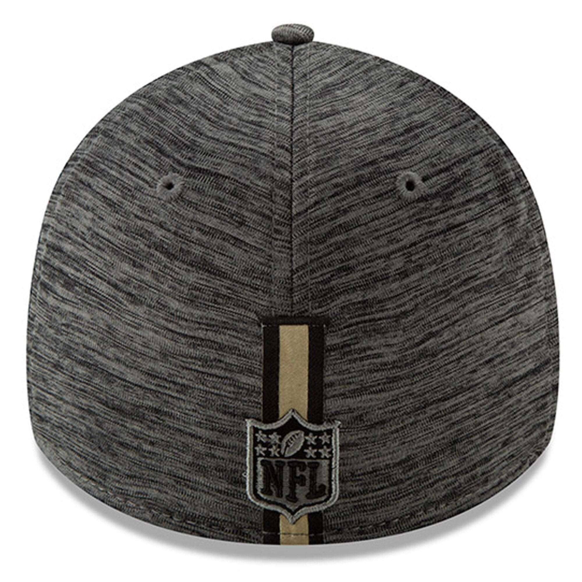 New Era Caps New Orleans Saints New Era 2019 NFL Training Camp 39THIRTY Stretch-Fit Hat - Graphite