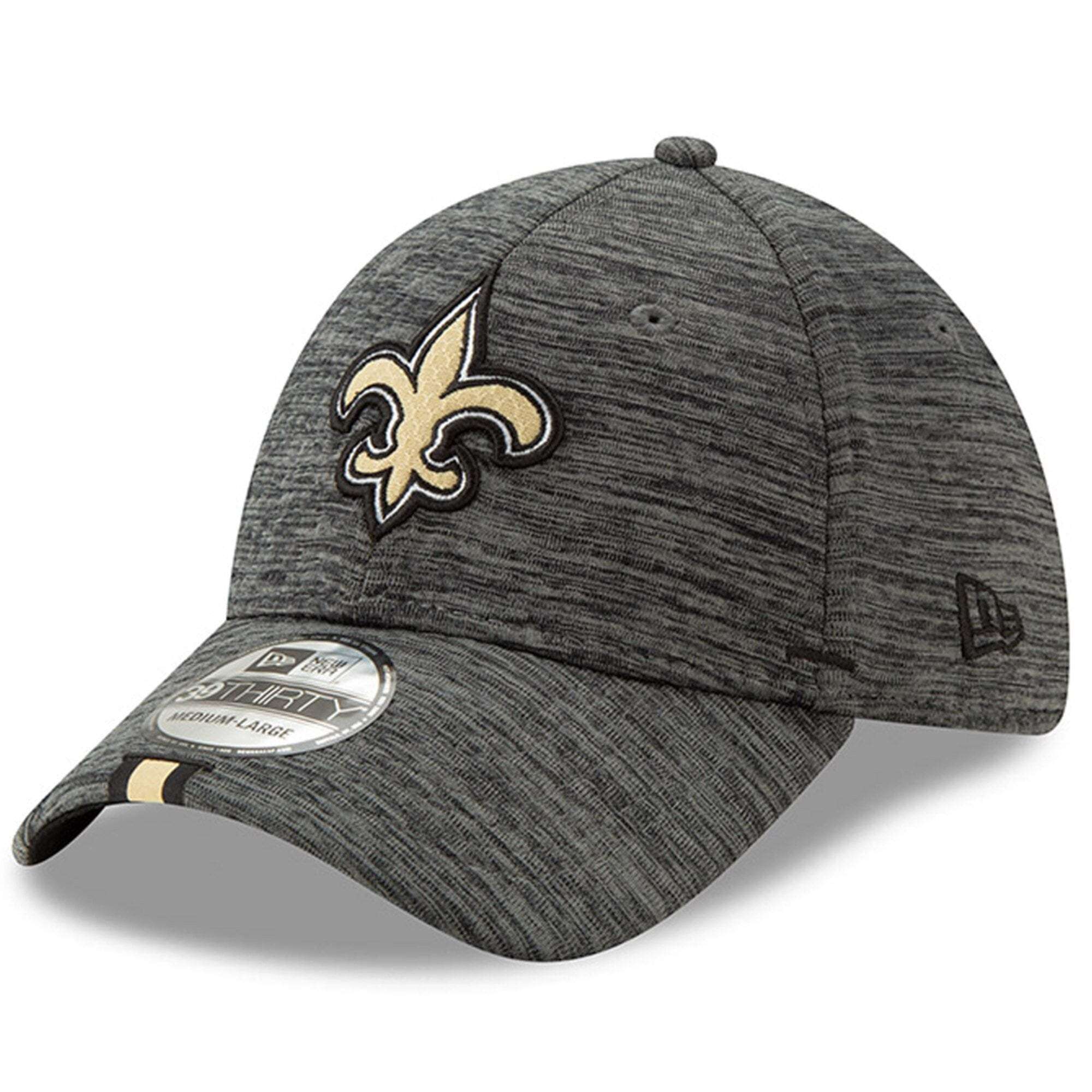 New Era Caps New Orleans Saints New Era 2019 NFL Training Camp 39THIRTY Stretch-Fit Hat - Graphite