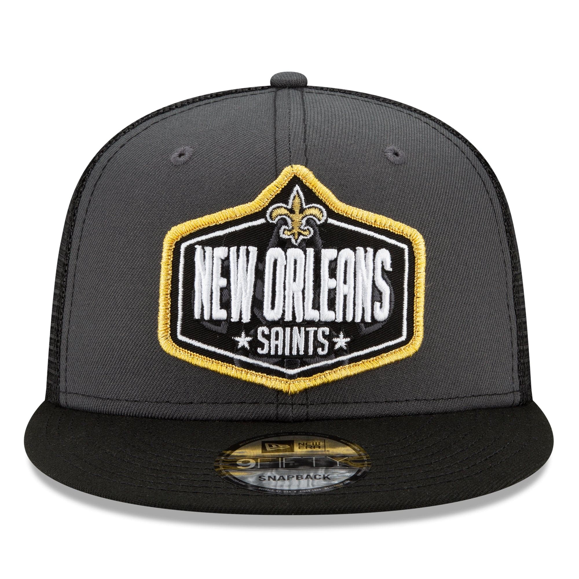 New Era Caps New Orleans Saints New Era 2021 NFL Draft 9FIFTY Snapback Hat - Graphite
