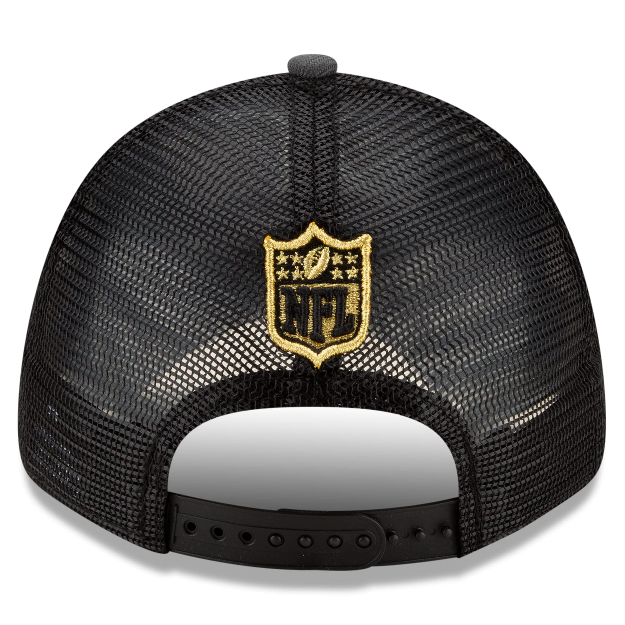 New Era Caps New Orleans Saints New Era 2021 NFL Draft 9FORTY Snapback Curve Hat - Graphite