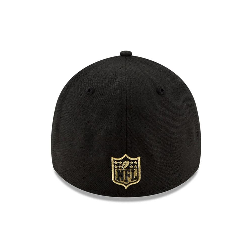New Era Caps New Orleans Saints New Era NFL 2020 Draft 39THIRTY Flex Fit Curve Hat - Black