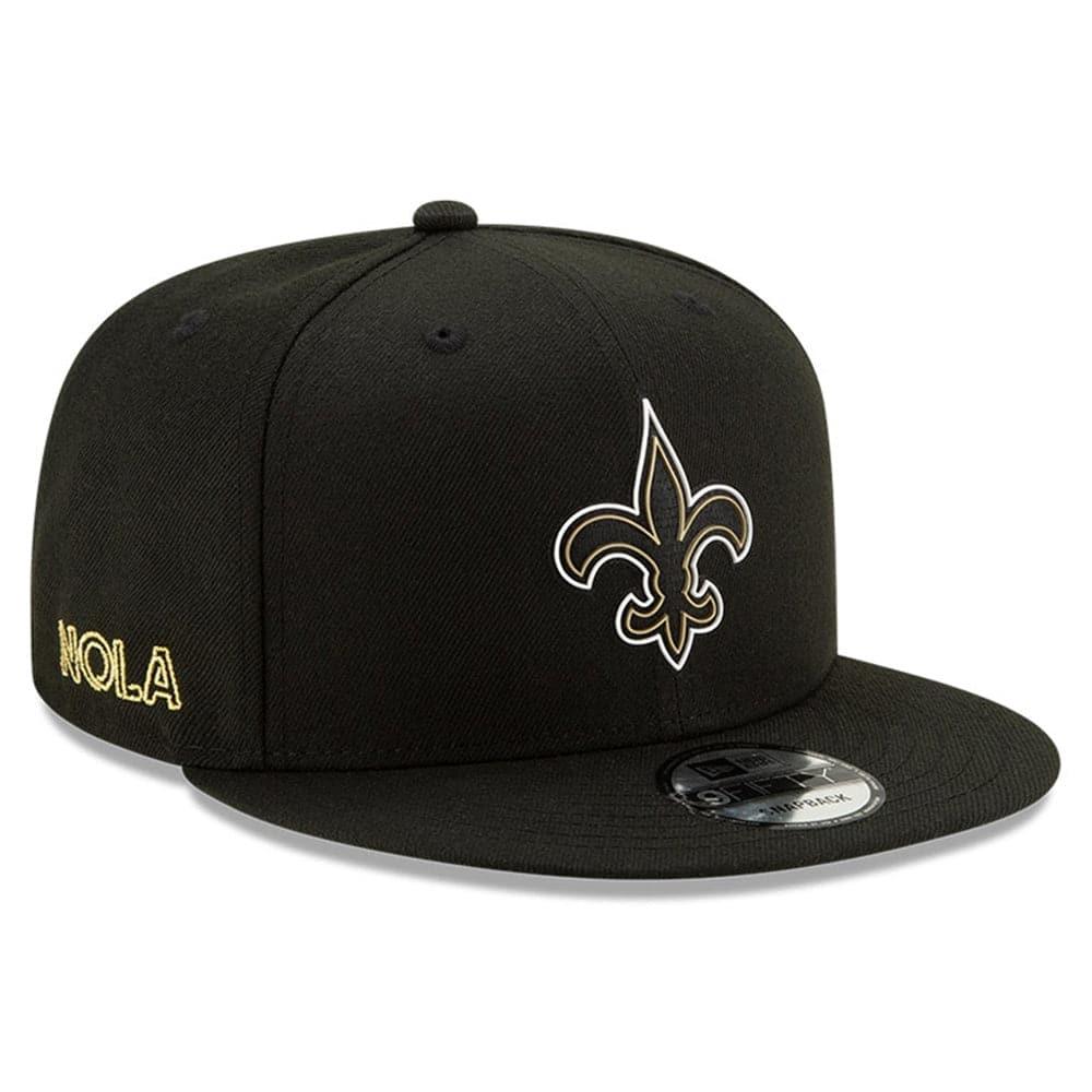 New Era Caps New Orleans Saints New Era NFL 2020 Draft 9FIFTY Snapback Hat - Black
