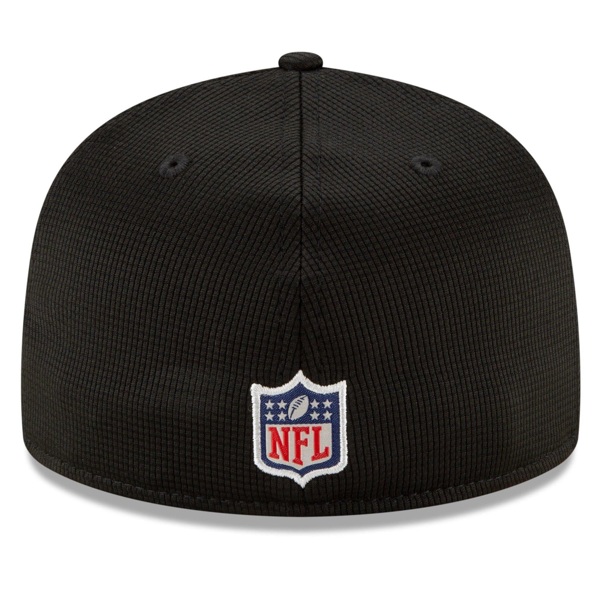 New Era Caps New Orleans Saints New Era NFL 2021 Sideline Home 59FIFTY Fitted Hat - Black