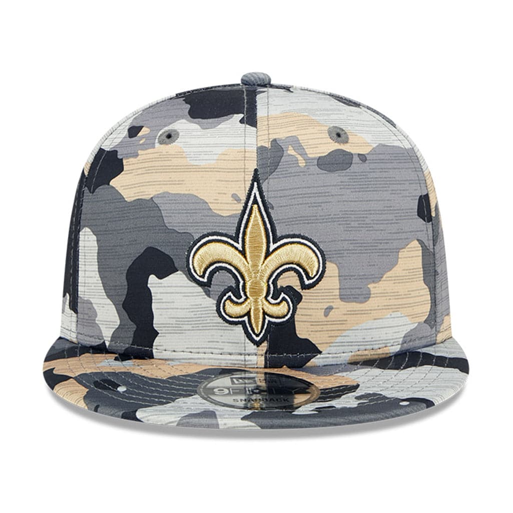 New Era Caps New Orleans Saints New Era NFL 22 Training Camp 9FIFTY Snapback Hat - Camo