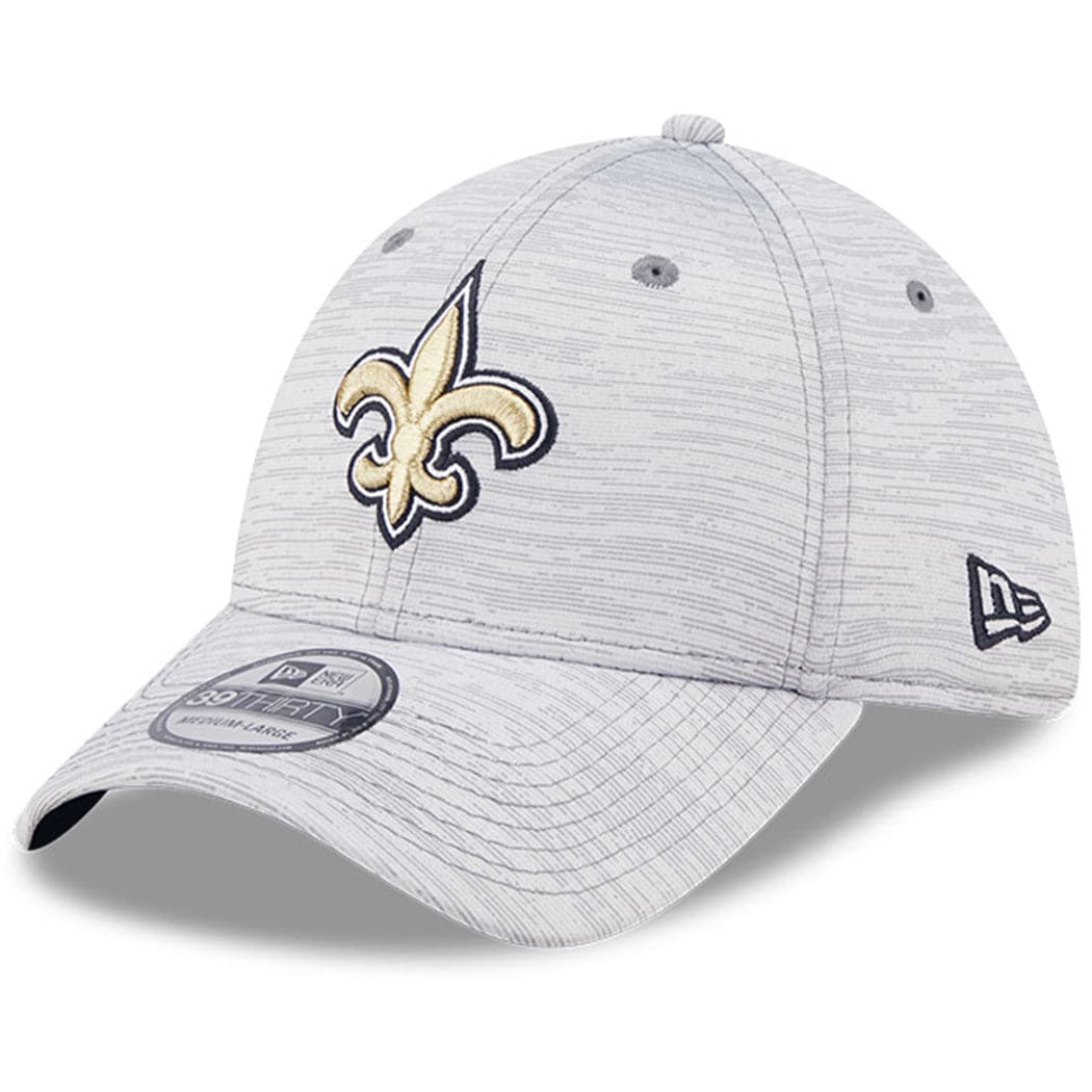 New Era Caps New Orleans Saints New Era NFL 22 Training Camp Coach 39THIRTY Stretch Fit Hat - Grey
