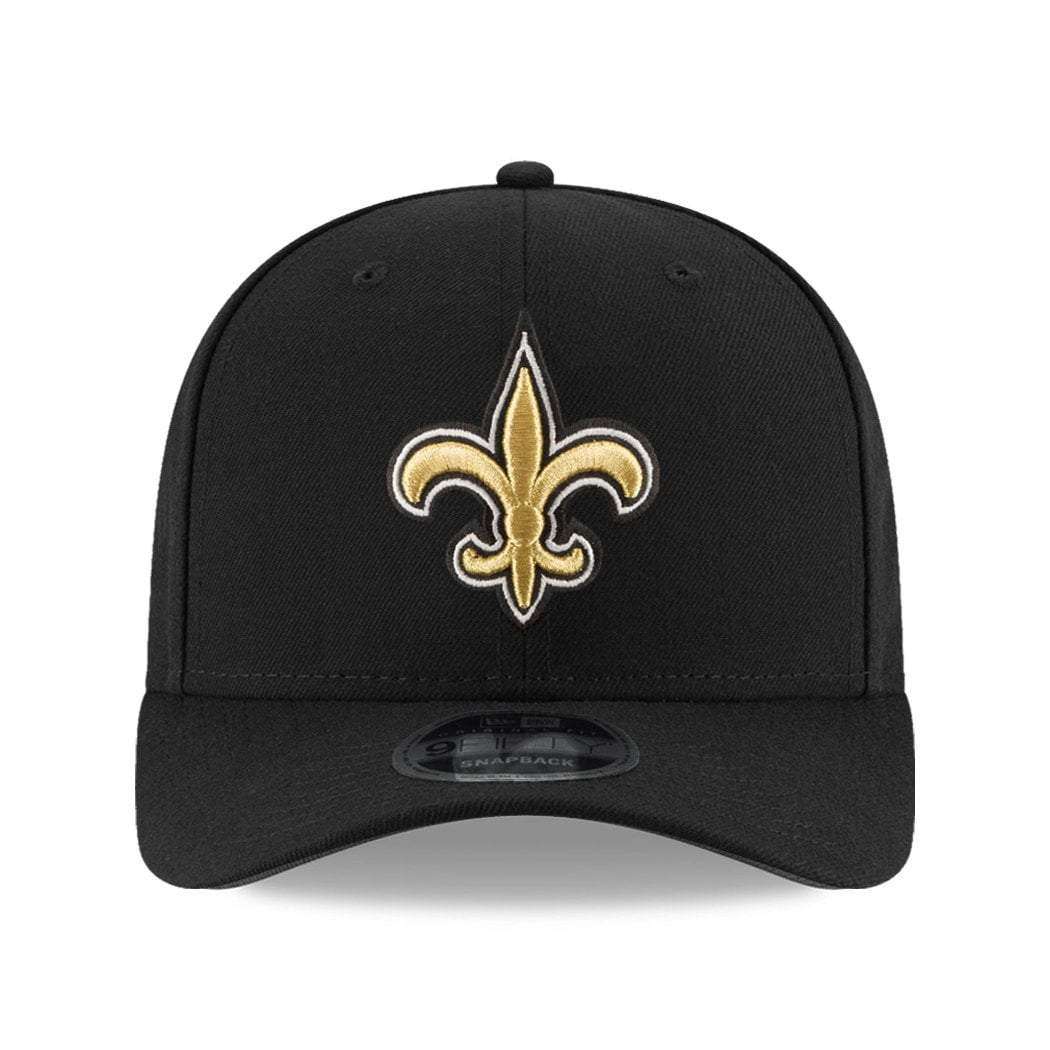 New Era Caps New Orleans Saints New Era NFL 9FIFTY Pre-Curved OF Snapback Hat - Black