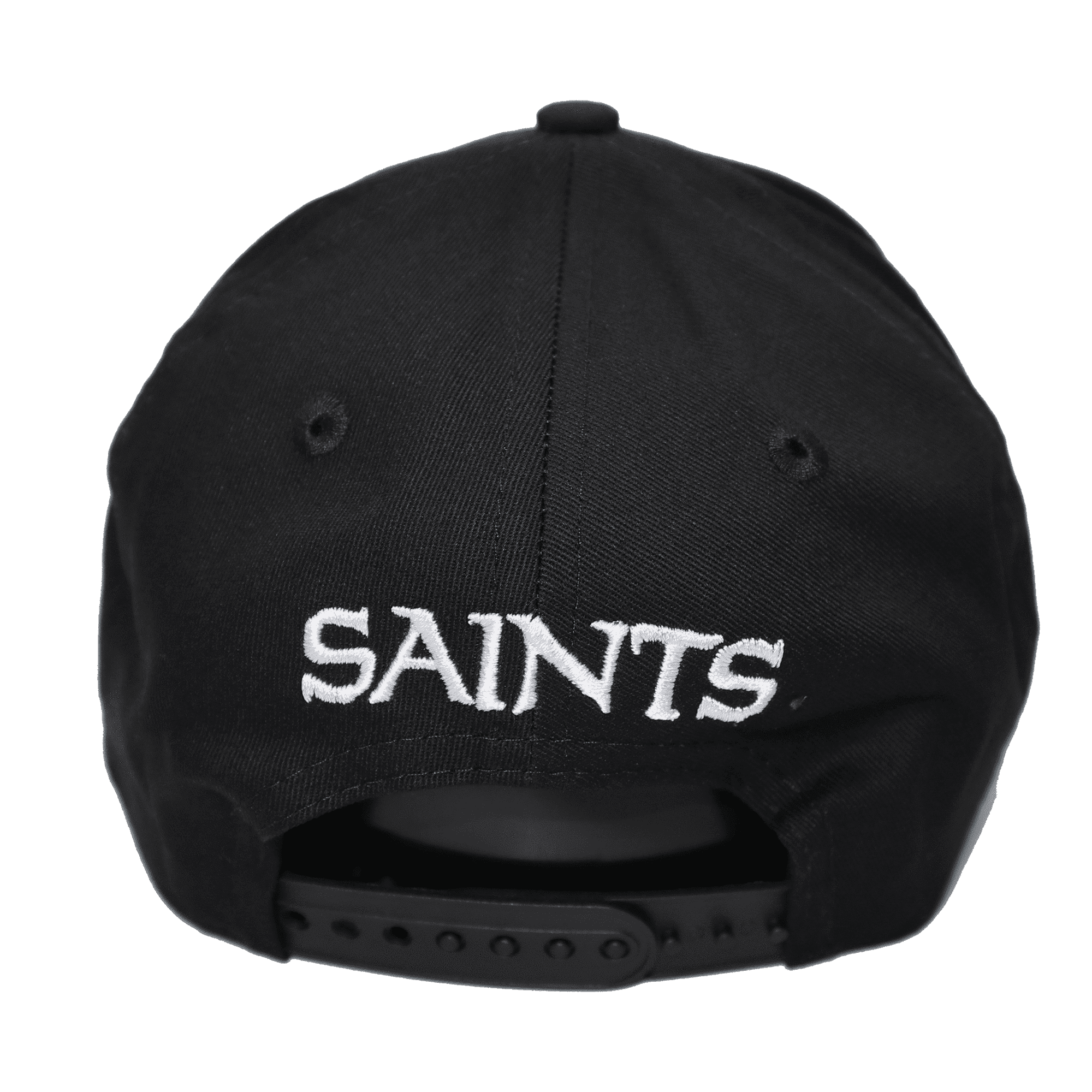 New Era Caps New Orleans Saints New Era NFL Omaha 9FORTY Curved Snapback Hat - Black