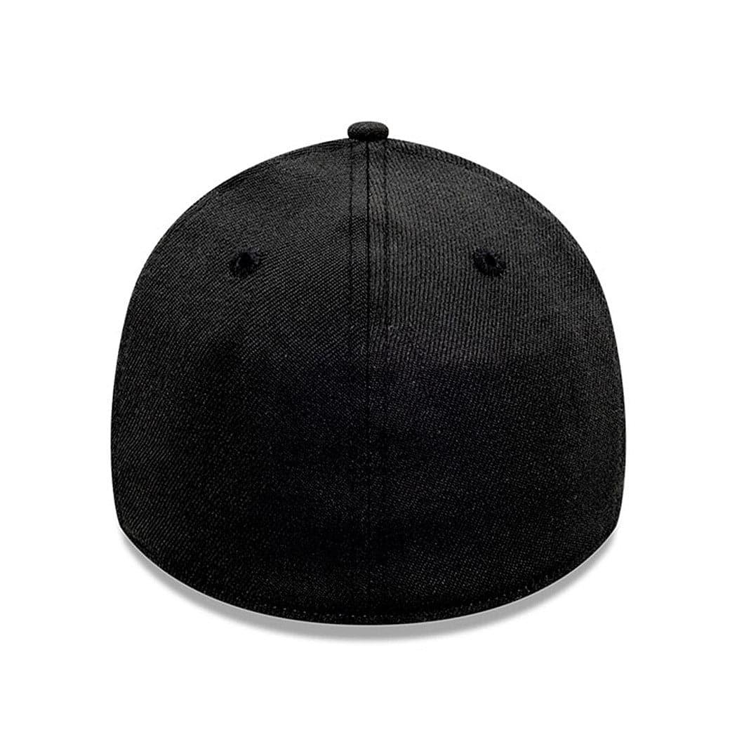New Era Caps New Orleans Saints New Era NFL Pop Outline 39THIRTY Flex Fiit Curve Hat - Black