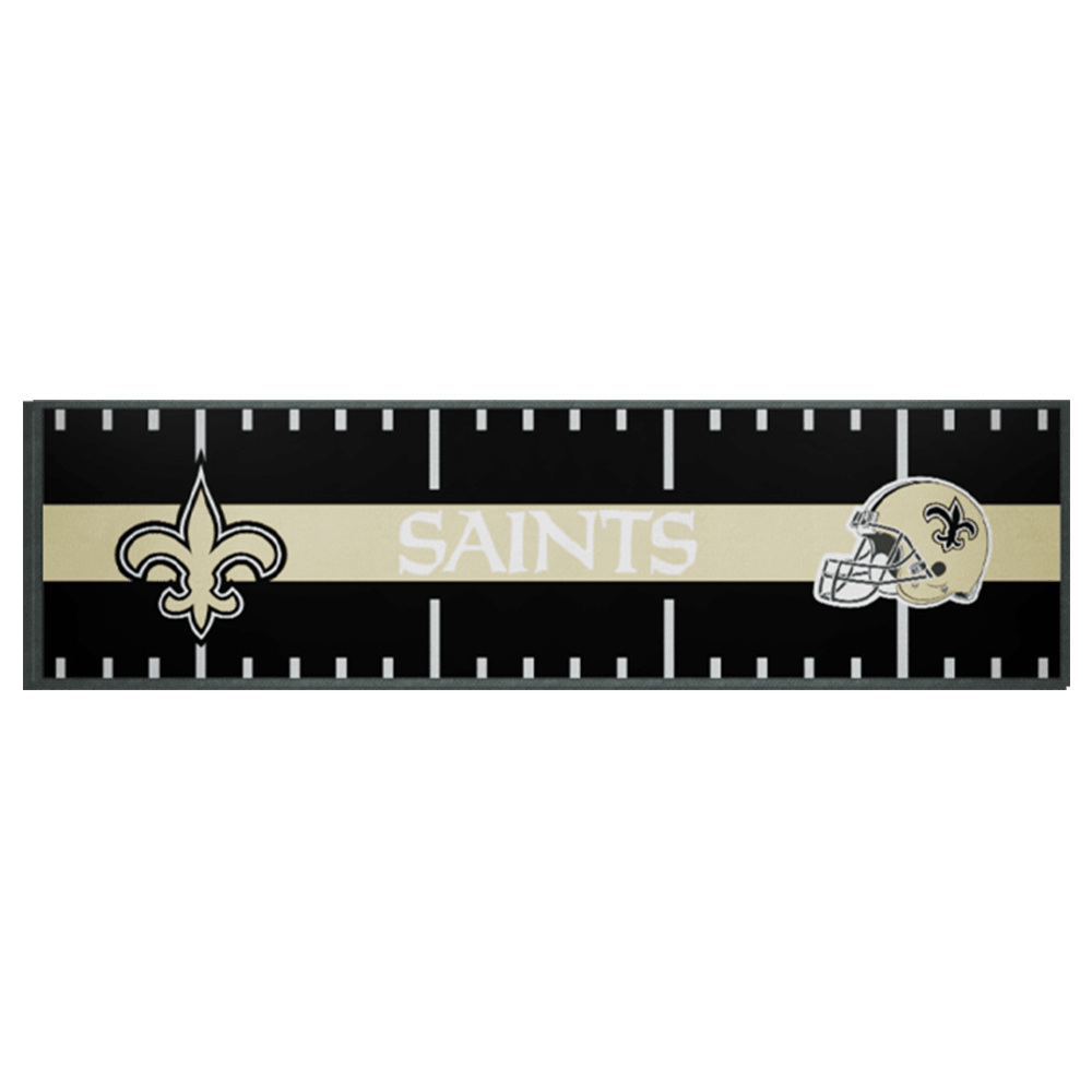 NFL Branded Accessories New Orleans Saints NFL Team Field 90 x 25cm Bar Runner/Mat