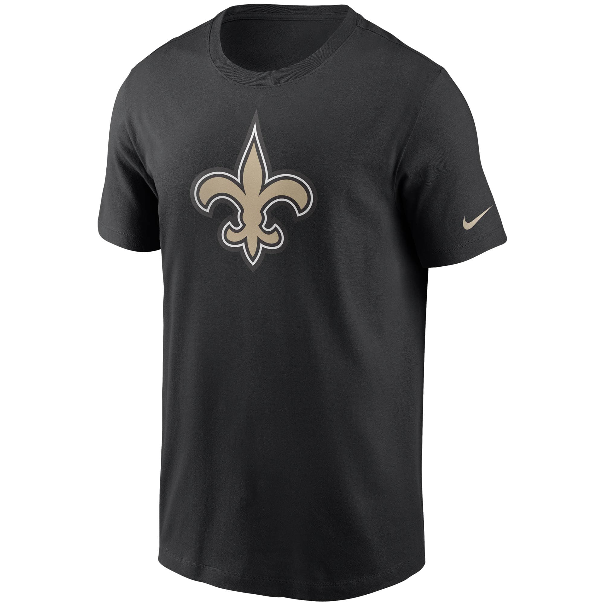 Nike T-Shirts New Orleans Saints Nike NFL Logo Essential T-Shirt - Black