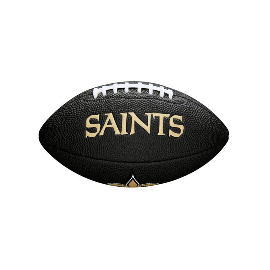 Wilson Sporting Goods Balls New Orleans Saints Wilson NFL Mini Size Team Football - Black