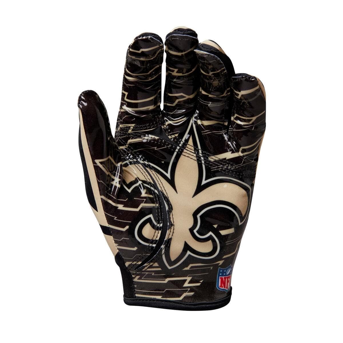 Wilson Sporting Goods Gloves New Orleans Saints Wilson NFL Team Stretch Fit Receiver Gloves
