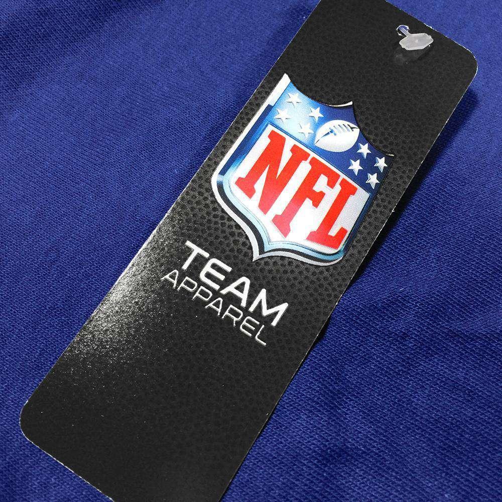 Majestic Athletic Jumpers New York Giants Majestic NFL Tek Patch Hoodie Jumper - Blue