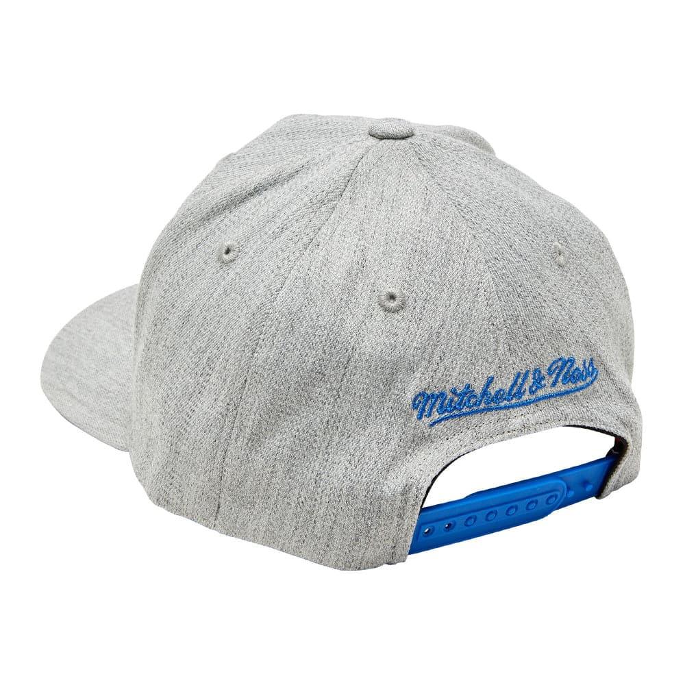 Mitchell And Ness Caps New York Giants Mitchell & Ness NFL Throwback Curve Snapback Hat - Heather Grey