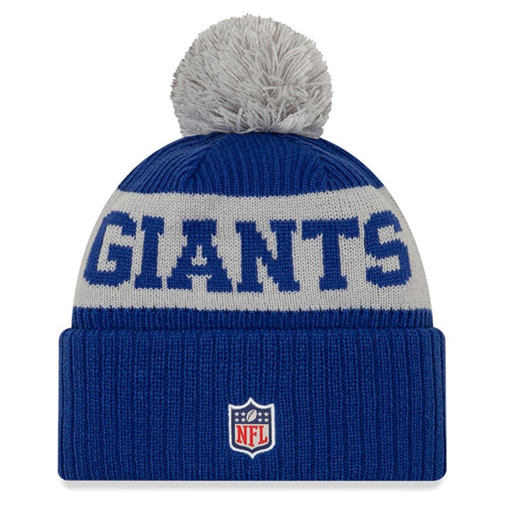 New Era Beanies New York Giants New Era NFL 2020 Team Colour Sideline Knit Beanie
