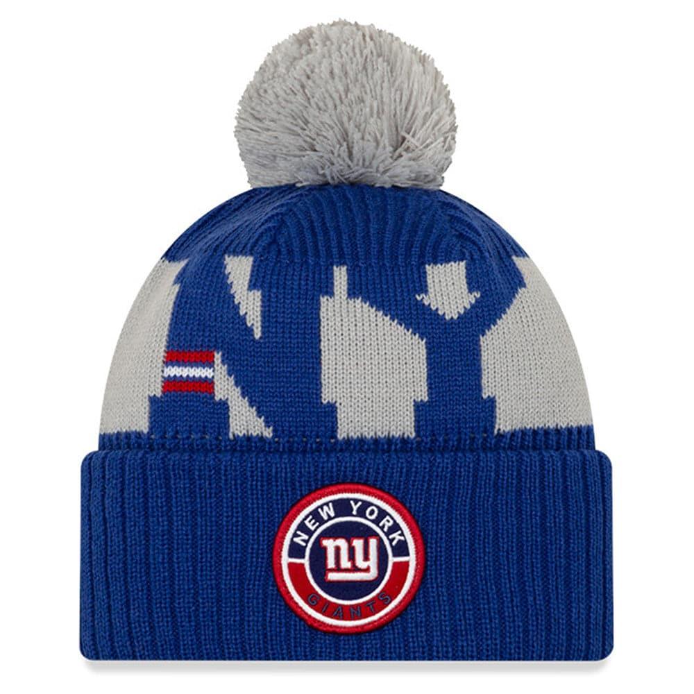 New Era Beanies New York Giants New Era NFL 2020 Team Colour Sideline Knit Beanie