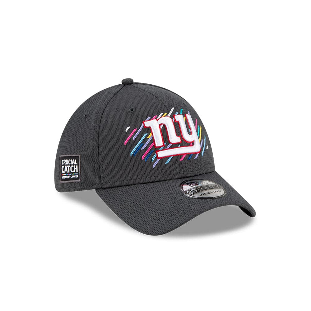 New Era Caps New York Giants New Era NFL 2021 Crucial Catch 39THIRTY Flex Fit Hat - Steel