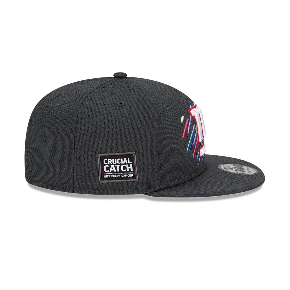 New Era Caps New York Giants New Era NFL 2021 Crucial Catch 9FIFTY Snapback Hat - Steel
