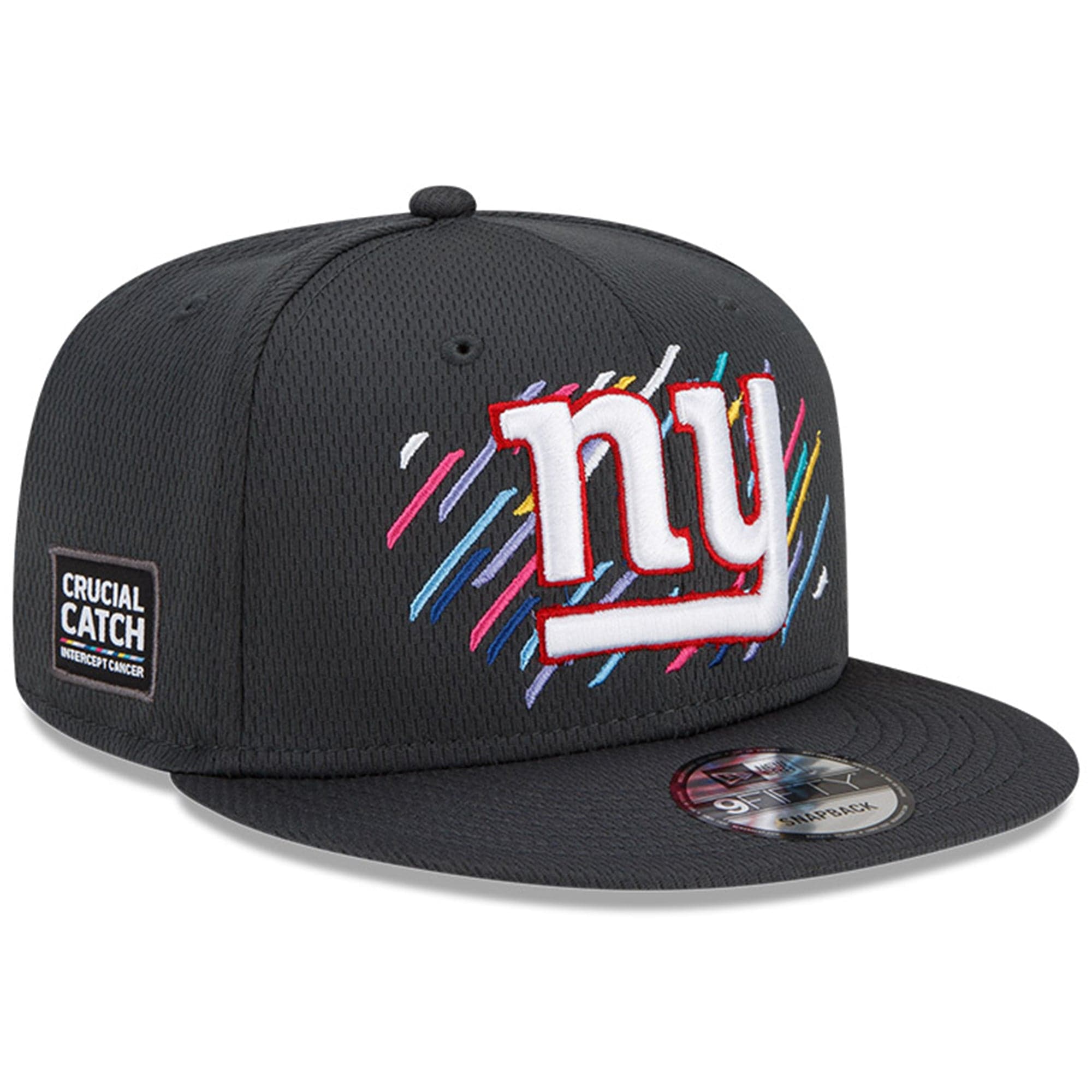 New Era Caps New York Giants New Era NFL 2021 Crucial Catch 9FIFTY Snapback Hat - Steel