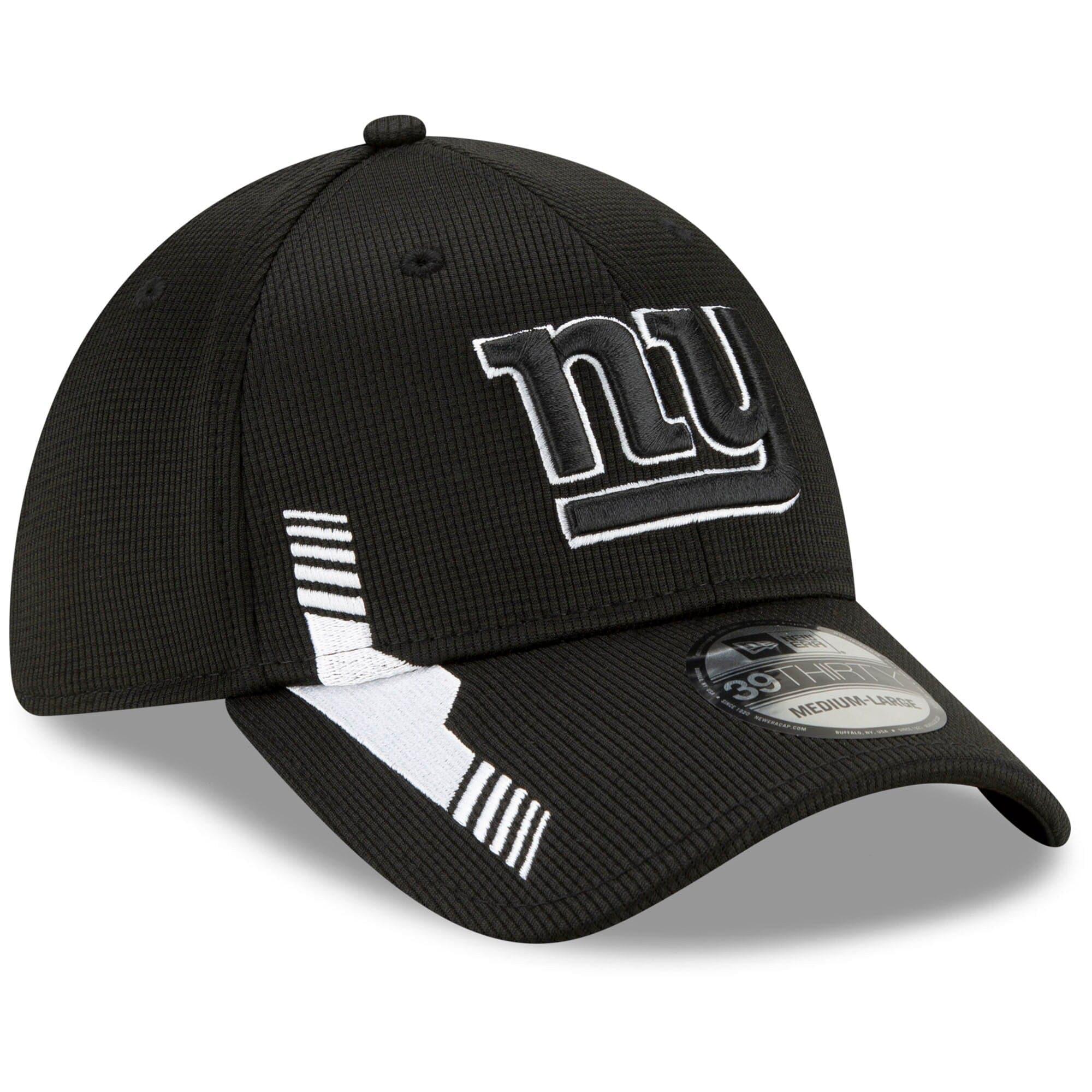 New Era Caps New York Giants New Era NFL 2021 Sideline Home 39THIRTY Flex Fit Hat - Black