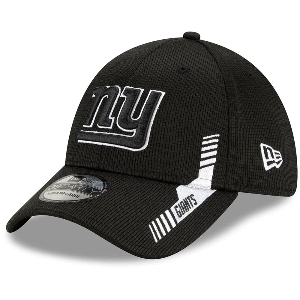 New Era Caps New York Giants New Era NFL 2021 Sideline Home 39THIRTY Flex Fit Hat - Black