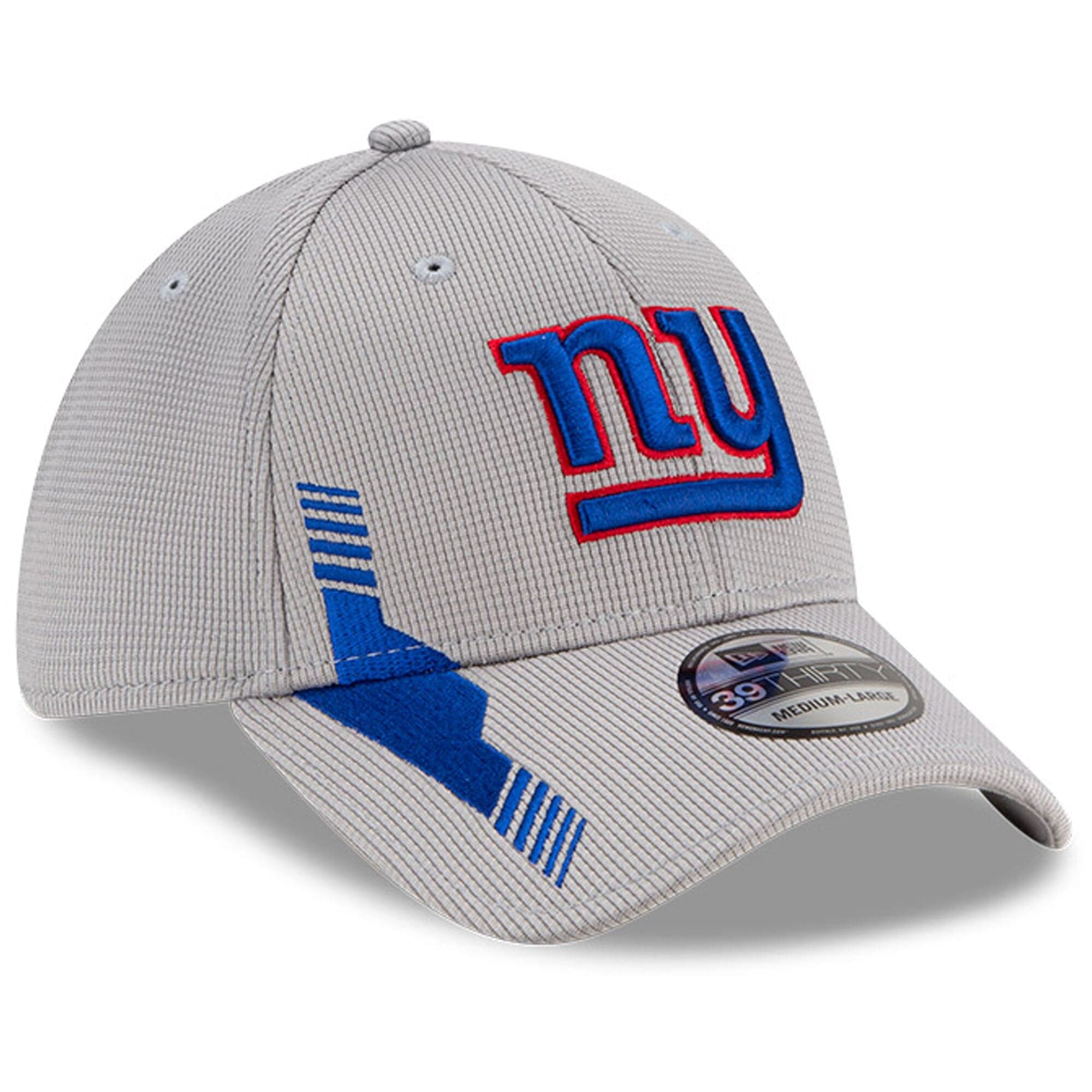 New Era Caps New York Giants New Era NFL 2021 Sideline Home 39THIRTY Flex Fit Hat - Grey