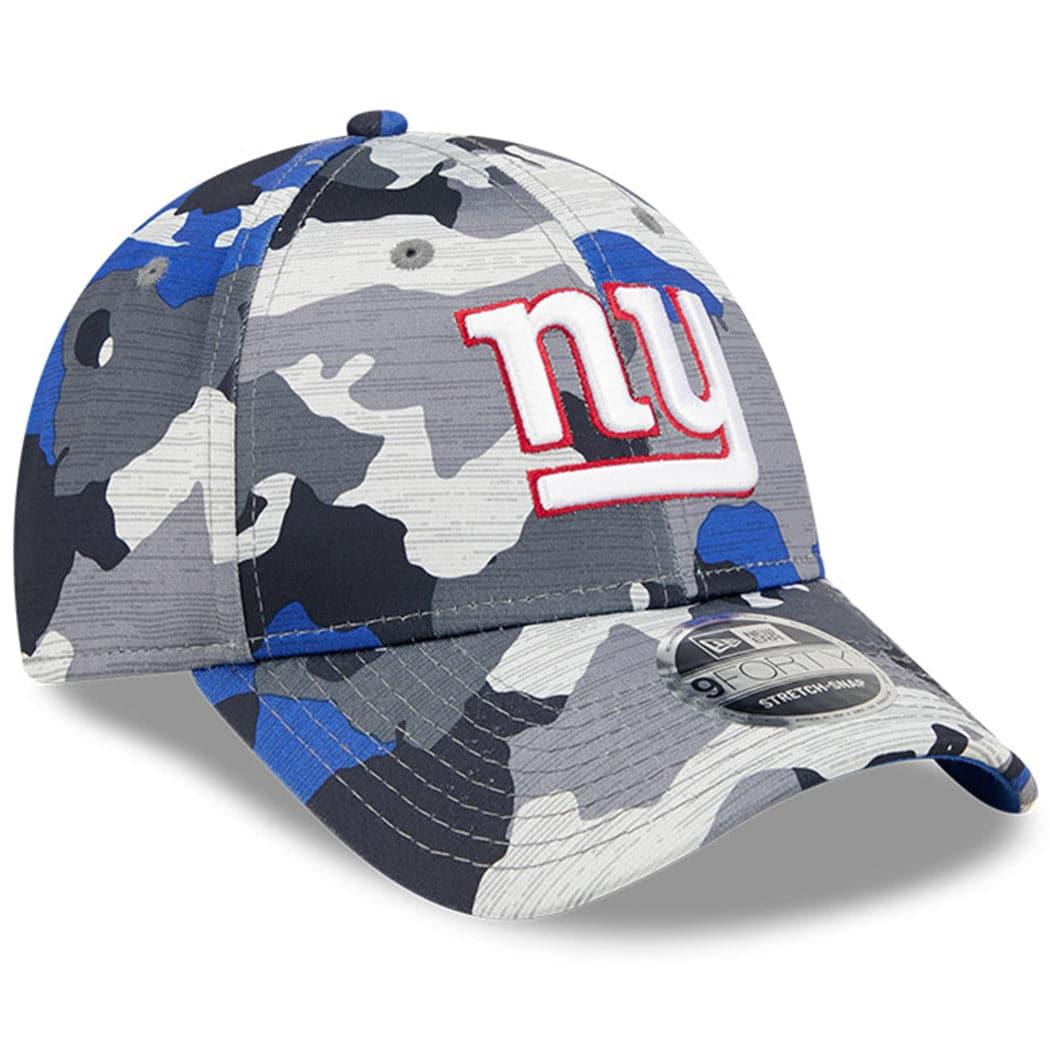 New Era Caps New York Giants New Era NFL 22 Training Camp 9FORTY Stretch Snap Hat - Camo