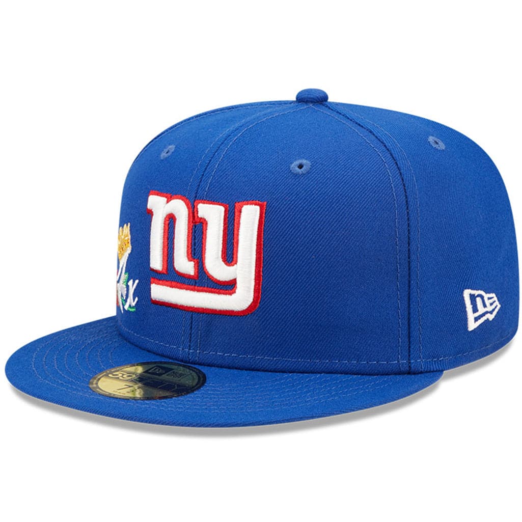 New Era Caps New York Giants New Era NFL Crown Champs 59FIFTY Fitted Hat - Blue