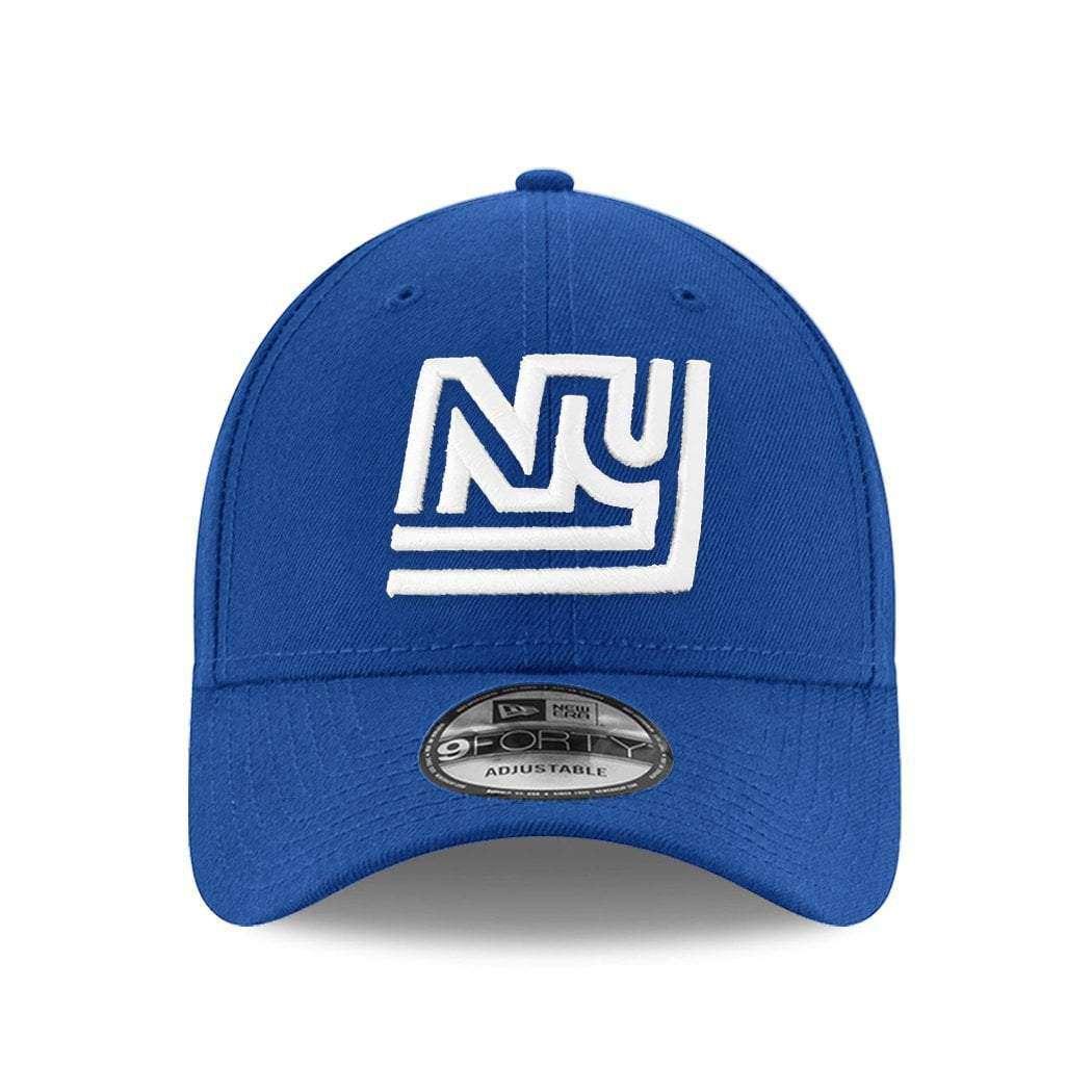 New Era Caps New York Giants New Era NFL Throwback 9FORTY Snapback Curve Hat - Blue