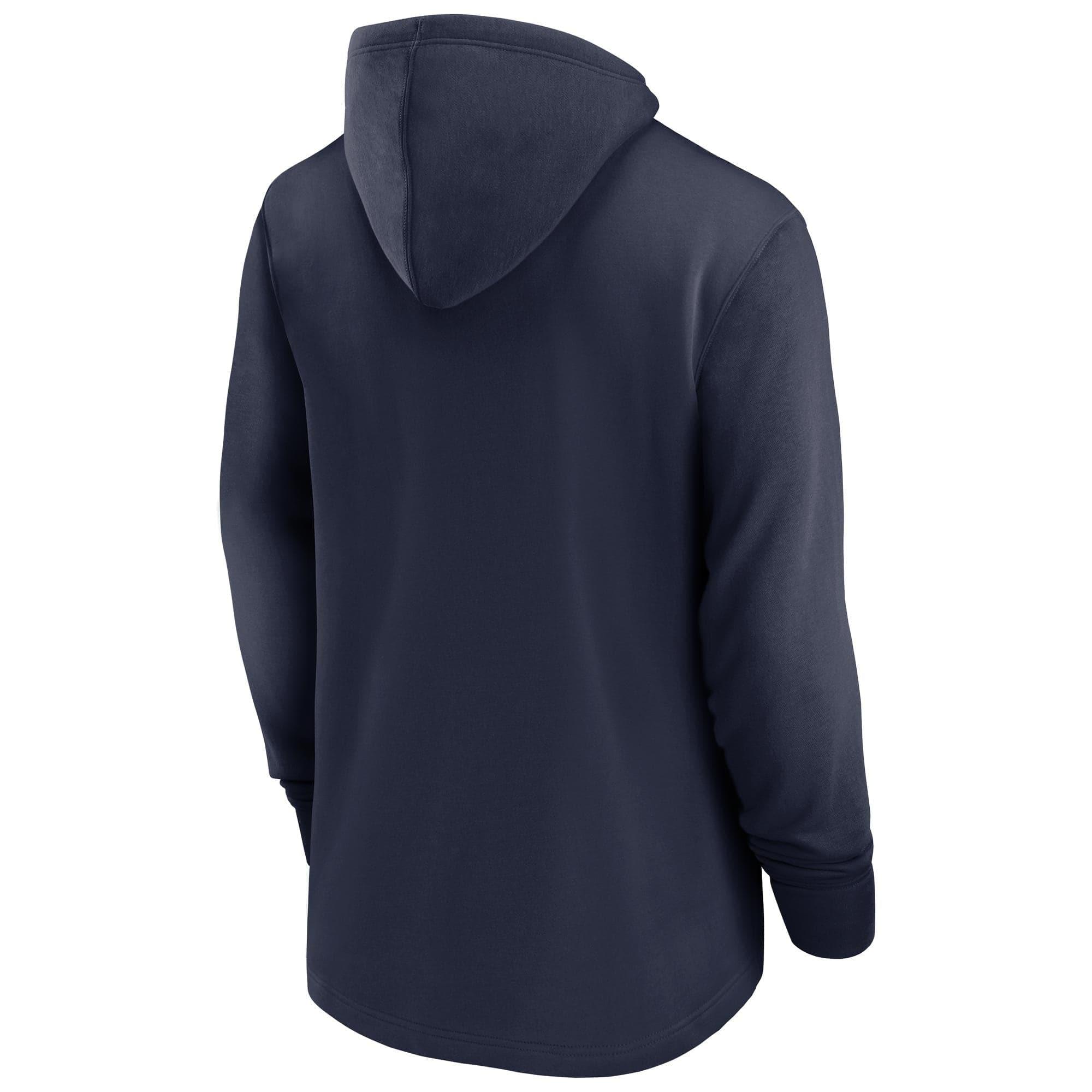 Nike Jumpers New York Giants Nike NFL Historic Fleece Hoodie Jumper - Navy