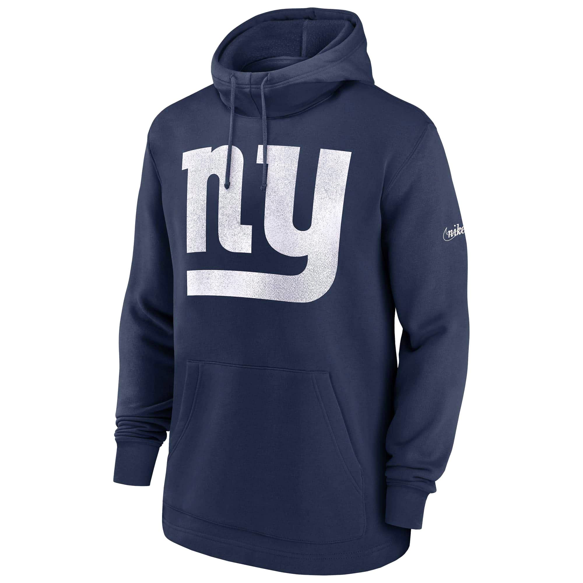 Nike Jumpers New York Giants Nike NFL Historic Fleece Hoodie Jumper - Navy